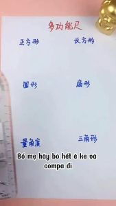 Thước Đo Hình Học Đa Năng xoay 360 độ tiện lợi để học toán CY-3306