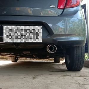 Knalpot Mobil Racing Bass Adem Spoon Black Series Avanza Jazz Brio Sigra Satsun Civic