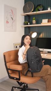Tas Backpack Pria Waterproof Premium Evernext Ransel Troy Kerja Tas Punggung Sekolah Kuliah