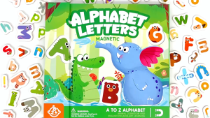 Oldlaiben Magnetic Puzzle Book Alphabet Spelling Busy Book Number Learning Book Preschool Education Toys