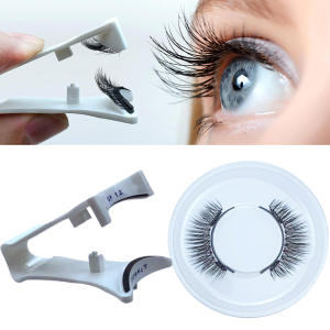 M.G. Magnetic False Eyelashes With Clip For Makeup Natural Lash Reusable Without Glue