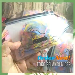 Satu pouch karet Ikat Rambut Jepang Anak-Karet Cina Kuncir Rambut Anak Kemasan Dompet 40gram