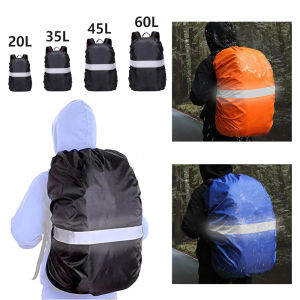 Waterproof Backpack Rain Cover Reflective with Strap 15L-65L Rucksack Cover Upgraded Cross Buckle Hiking Camping Cycling
