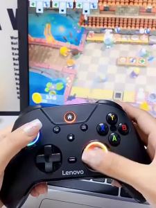 Lenovo | Tay Cầm Chơi Game Bluetooth Không Dây Lenovo S02 Với Con Quay Hồi Chuyển Sáu Trục Rung Kép Cho Nintendo Switch PC TV Bộ Điều Khiển Cần Điều Khiển 600mAh