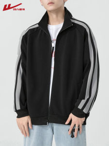 Áo Khoác Nam Mùa Thu 2024 Mới Về Phong Cách Mỹ Thường Ngày Thời Trang Cặp Đôi Áo Khoác Ngoài Dài Tay Quần Áo Công Sở