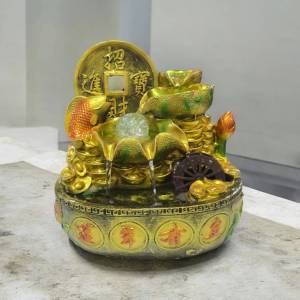 น้ำพุตั้งโต๊ะปลามงคลสินค้าพร้อมส่ง