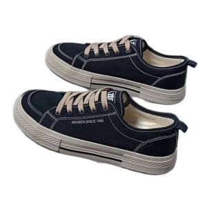 TIANZHENTONGXIU | Thick Sole Spring and Autumn Casual Canvas Shoes