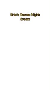 ERTOS Dermo Night Care Whitening Cream: Krim Pencerah Wajah & Cara Penggunaannya