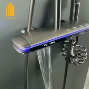 Bộ vòi sen đa chức năng thông minh có đèn LED [Trúc Vàng]