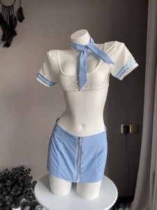 ชุดสาวน้อยแอร์โฮสเตส2690  จัดส่งที่รวดเร็ว