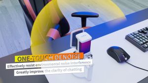 FIFINE AmpliGame Q6 RGB Gaming Noise Cancelling Mic USB Microphone Cardioid Condenser Mic for PC PS5