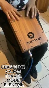 Cajon Travel Akustik Elektrik Kajon Mimi Murah Kahon Premium Drum Box