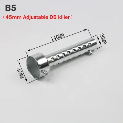 Universal Motorcycle 35mm 42mm 45mm 48mm 60mm DB Killer Exhaust Can Muffler Insert Baffle DB Killer Silencer Stainless Steel