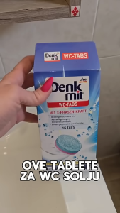 Denkmit Hộp 16 Viên Thả Tẩy Vệ Sinh Bồn Cầu Diệt Khuẩn Khử Mùi Toilet WC hàng Đức Chính Hãng