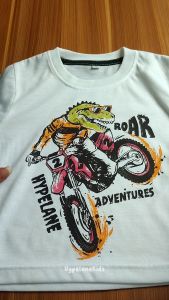 Baju Kaos Distro Anak Laki Laki Karakter Motor Dinosaurus Keren Import Usia 1 - 10 Tahun - Hypelane