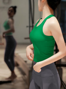 High Aesthetic Value Yoga Vest Womens Outdoor Wear Premium Feel Anchala Red Celebrity Fitness Pilates Top Autumn Season