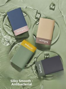 MiiOW | Mens Ice Silk Antibacterial Briefs Summer Thin Flat Angle Shorts Comfortable Seamless Underwear Sporty Boxer Shorts