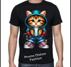 Baju Kaos Pria Wanita Kaos 100%Cotton Combed Katun 24s