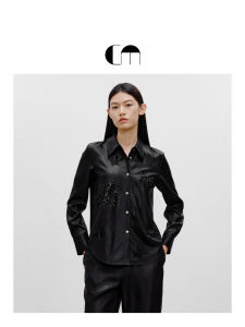 Embroidered Long Sleeve Office Wear Shirt