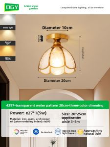 DGY | American Retro Vintage Glass Ceiling Light