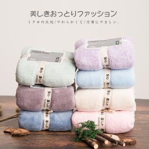 Export Yodo Xiui Couple Towel Hair Drying Towel Headcloth Super Strong Water Absorbent Wipe Hair Quick-Dry Cleansing Towel