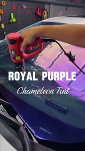 Chameleon Tinted Royal Purple Chameleon Tint UV99% IR 95% 2PLY Tinted Building Colour Window/Car Tinted
