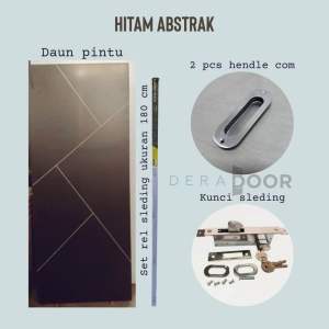 Satu Set Pintu Geser Tinggal Pasang | Pintu Kamar Geser | Pintu Sleding Kamar | Pintu Sleding | Sleding Door