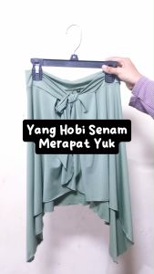 Rok Booty Cover Wanita Bahan Spandex Jersey Premium Olahraga Penutup Pinggul Zumba Gym Berkualitas