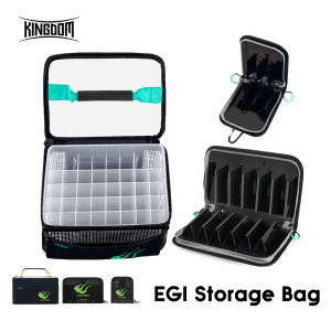Kingdom Squid Jig Organizer Box Octopus Egi Case with 6/12/40 Grids Plastic Storage Container for Minnow Hard Bait Sea Tool Case
