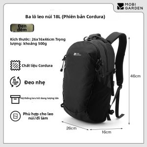 Mobi Garden | Ba Lô Du Lịch Nhẹ Đi Bộ Ngoài Trời