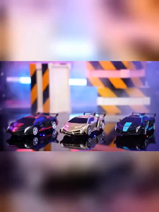 Robot biến hình điều khiển từ xa ô tô điều khiển từ xa BEIENS - đèn LED xoay 360 độ pin sạc đồ chơi trẻ em