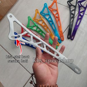 Pangkon Dudukan Knalpot Yamaha Jupiter Mx King CNC Motor Universal