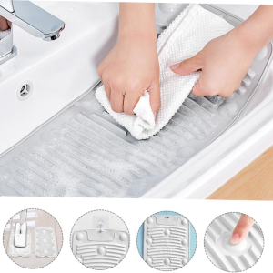 Two-piece laundry board/laundry pad/laundry bag/laundry cloth/laundry board/hand wash pad/mini suction cup/folding PVC face towe