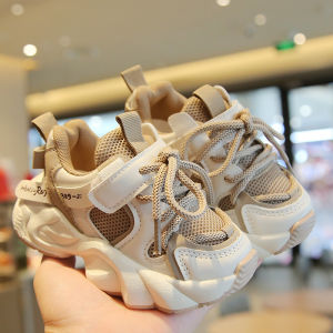 Childrens Fleece Lined Sports Shoes Anti-Slip Cotton Shoes Boys Girls Toddler Kids Sneakers Comfortable Breathable Footwear