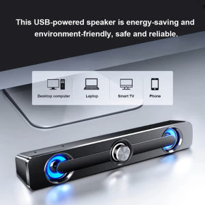 Caixa De Som Wired Speaker Soundbar Portable Sound Box Bar Subwoofer For PC Computer Laptop Desktop TV Music Woofer Audio System