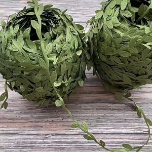 (5m/roll) Silk Leaf-Shaped With Lace DIY Handmade Decoration Flower Packaging