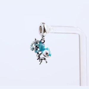 Bạc 925 Tắc Kè Hoa Hạt Charm Nhạy Cảm Với Nhiệt Độ Thời Trang Tự Làm Vòng Tay Vòng Cổ Trang Sức Quà Tặng Sinh Nhật