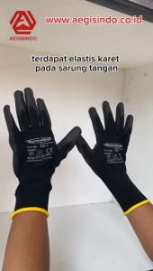 Sarung Tangan Palm Fit Glove Palm Coated PL6 BK Summitech Professional