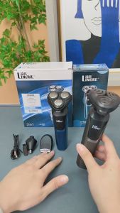 Lingke 8806 Triple-Blade Three-in-One Shaver Kit Men Electric Shaver USB Rechargeable 凌科8806三刀头三合一剃须刀套装男士电动胡须刀可水洗USB充电式