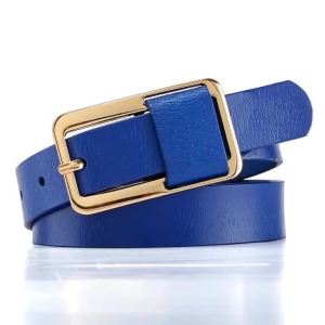 Fashionable Personality Green Belt Simple Narrow Waistband Skirt Decorative Genuine Belts for Women Accessories luxury designer