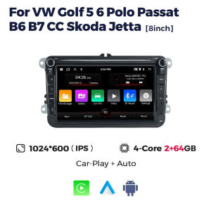 7/8/9 Inch Android Car Radio Multimedia Player for VW Passat B6 CC T5 Volkswagen Jetta Tiguan Carplay Auto Stereo GPS Head Unit