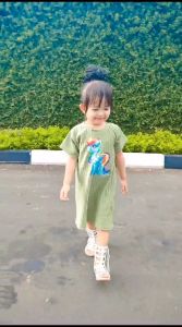 Dress Anak Usia 2-7 Tahun Karakter Knit Honet // Dress Anak Knt Hornet