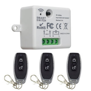 Wireless Switch Module & Transmitter 433MHz Remote Controller 10A Switch AC 85-240V 220V For Lamp Light 2026 New