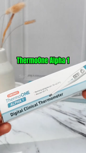 Onemed Termometer Digital Kaku ThermoONE ALPHA1 Dr. Care/ General Care Akurat 0.1°C Layar LCD Mudah Dibaca Memori Otomatis