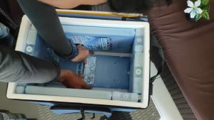 Ice Pack Air Cooler Blue Icepack Mini 11x9x3cm Pengganti Es Batu dan Dry Ice Penyimpanan ASI