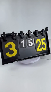 EBUY Papan Skor 4 Digit / Aksesoris Olahraga/Papan Score 4 Digit Portable /Score Board 38CM/ Untuk Futsal Volly Badminton Sepak Bola Basket Bulu Tangkis Untuk