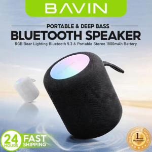 BAVIN BM36 Hi-Res Wireless Portable Bluetooth Speaker Big Sound Deep Bass TWS Stereo w/ RGB Light