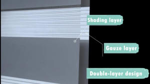 NO-drilling Zebra Blinds/Bidai Tingkap 120cm/130cm/140cm/60cm Korean Modern Venetian Blinds for Window Duo Roller免打孔