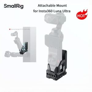 SmallRig 6824 Attachable Mount for Insta360 Luna Ultra built-in Magnetic Interface Cold Shoe Mount Arca-Swiss Plate
