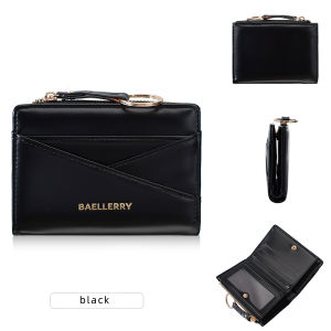 Baellerry | New High Quality Women Wallets Card Holder Big Capacity Zipper Coin Pocket Simple Short Female Purses Money Clips